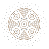 Sardinian pintadera with diamonds
