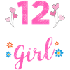 Fille d'anniversaire - 12 ans