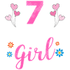 Fille d'anniversaire - 7 ans