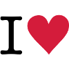 I Heart - American Typewriter Font