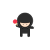 Ping Pong Ninja Funny Design