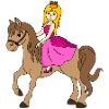 Cheval Princesse Fée Couronne