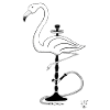 Shisha flamingo