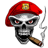 peace army skull