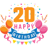 20ème anniversaire de 20 ans Joyeux anniversaire cadeau