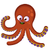 süßer Oktopus