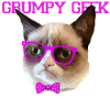 Grincheux mignon Chat Geek cadeau