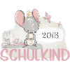 Schoolchild 2018 schooling mouse girl