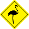Flamingo Sign