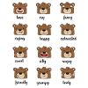Bear Bear Teddy Cute Kita Feeling Mimic Emotion