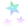 Rainbow stars pastels étoiles arc