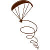 Paragliding thermic gift pilot