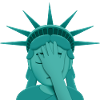 Facepalm Freiheitsstatue