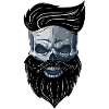 Beardy Beard Beard Man Skull Gift Idea