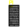 PI number