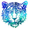 Tiger (Blau)