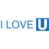 I Love U-Bahn Blau Geschenkidee