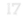 Number 17 Number Seventeen One Seven Gift