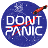 Dont Panic Universe Racers T-shirt