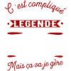 Légende et plombier cadeau