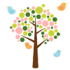 birds and tree
