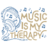 music is my therapy