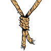 rope around his neck