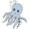 Kraken - octopus drawing