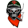 biker skull design