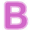 B Letter Alphabet Name Spelling Gift