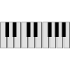 Klavier-Tasten