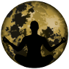 Yoga lune de méditation