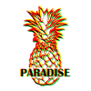 Pineapple in 3D look