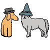 Hütehunde Hunde mit Hut Huetehund