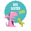 Big sister brother and sister brother 2018 T-shirt