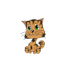 doux chat tabby