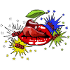 Baiser! Bang! bouche cerise