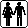 Homme verrouillé avec femme