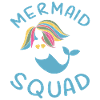 Mermaid Squad Fête d'anniversaire cadeau