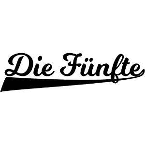 Die Fünfte Retro - Schwarz