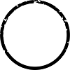 stamp round circle blank