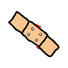 pflaster mit blut