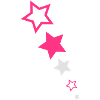 Sterne pink / Stars