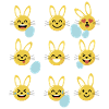 Happy Easter Emojis smileys