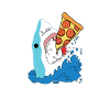 Pizza Shark Graphic
