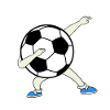 Dabbing Dab Soccer Ball Player Game Sport Elf