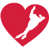 speed skating love heart heart6