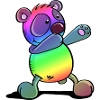 Bunter Pandabär - Dab Dance - Dabbing - Panda