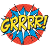 ONOMATOPOEIA. "GRRRRR!"