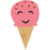 Pink icecream